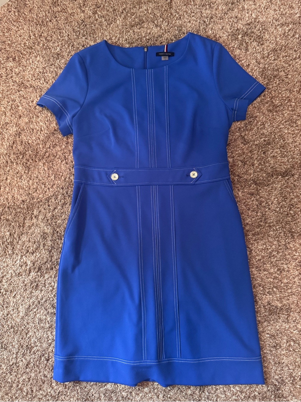 Short Sleeve Sheath Dress